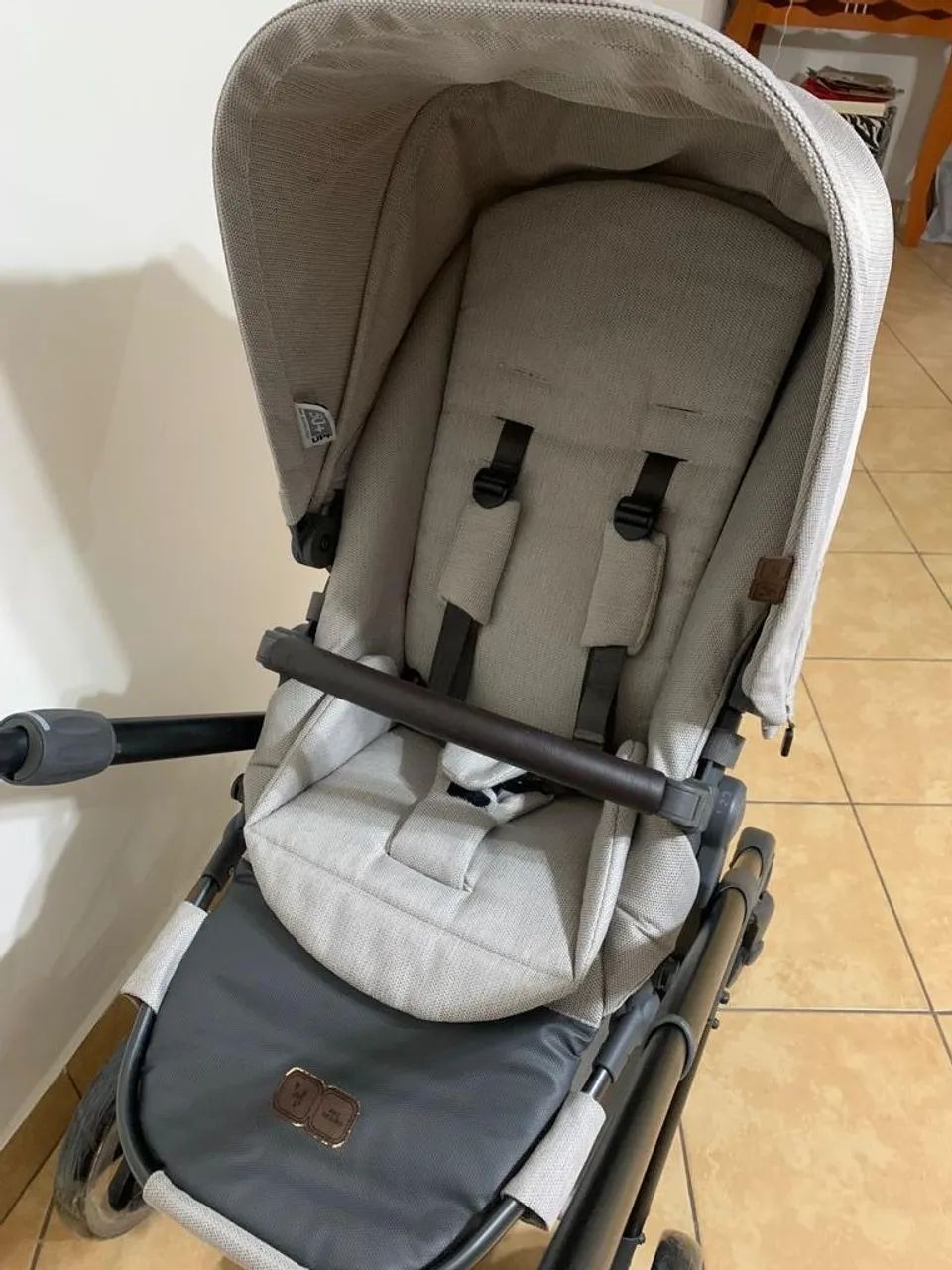 Carrinho de Bebê Condor 4 ABC Design - Seminovo (Moisés, Isofix, Bebê conforto) - Foto 5