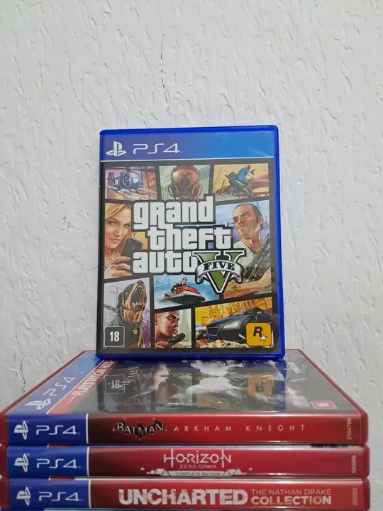 Uncharted e GTA V - Ps4