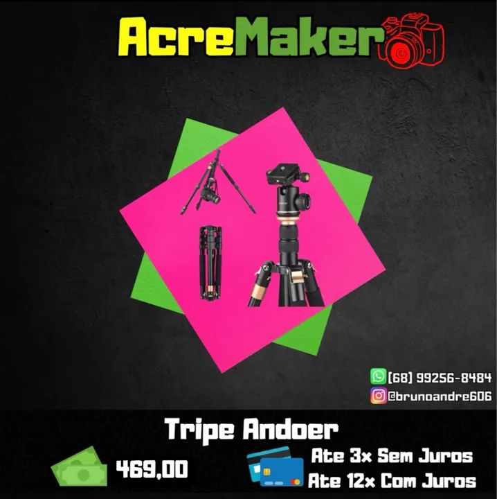 Tripés para Câmera K&F, SmallRig e Andoer  - Foto 2