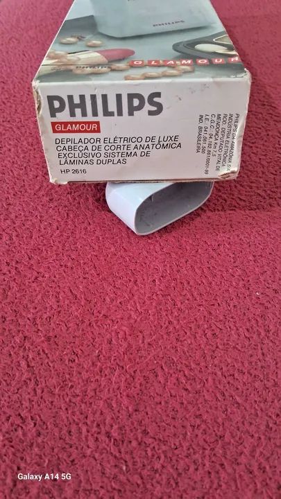 Depilador feminino-Philips com dupla lâminas - Foto 4