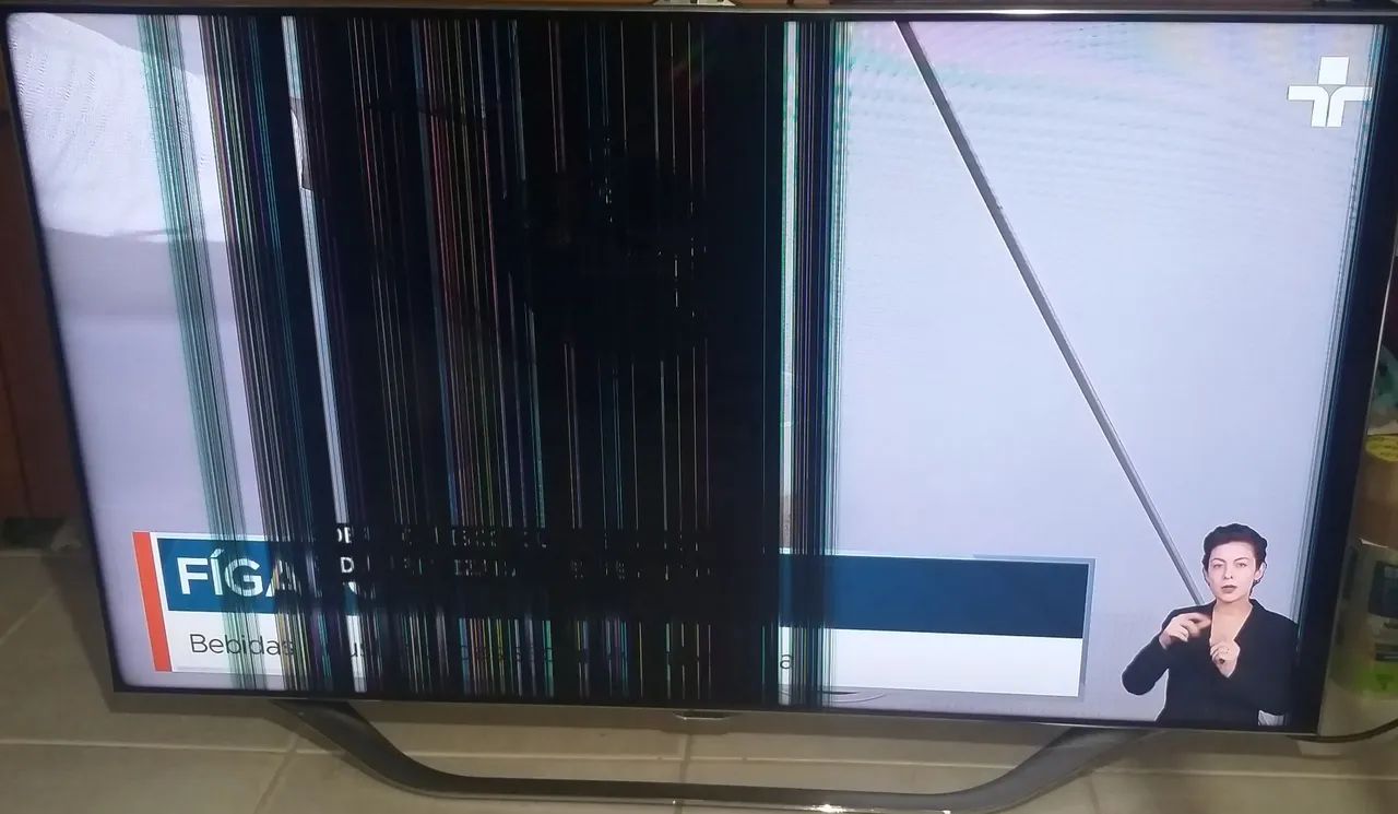 Televisão Samsung Smart UN55ES8000G 55 Polegadas Defeito Linhas Verticais na Tela Peças - Foto 6
