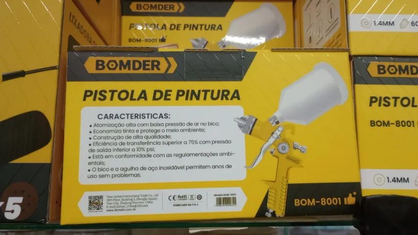 Pulverizador, Pistola de Pintura entregamos e ac. cartões (Produtos novos) - Foto 2