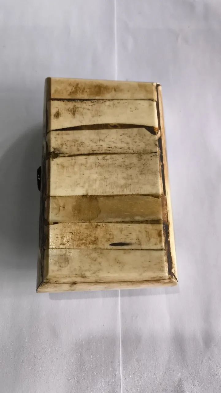 Porta jóia em osso vintage.  - Foto 3
