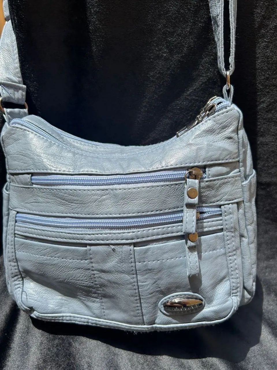 bolsa de ombro espaçosa com vários bolsos - Foto 2