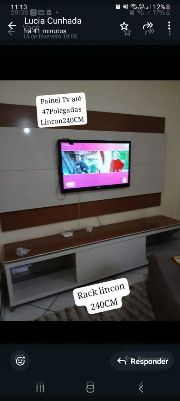 Painel TV até 47 Polegadas Lincon 240cm