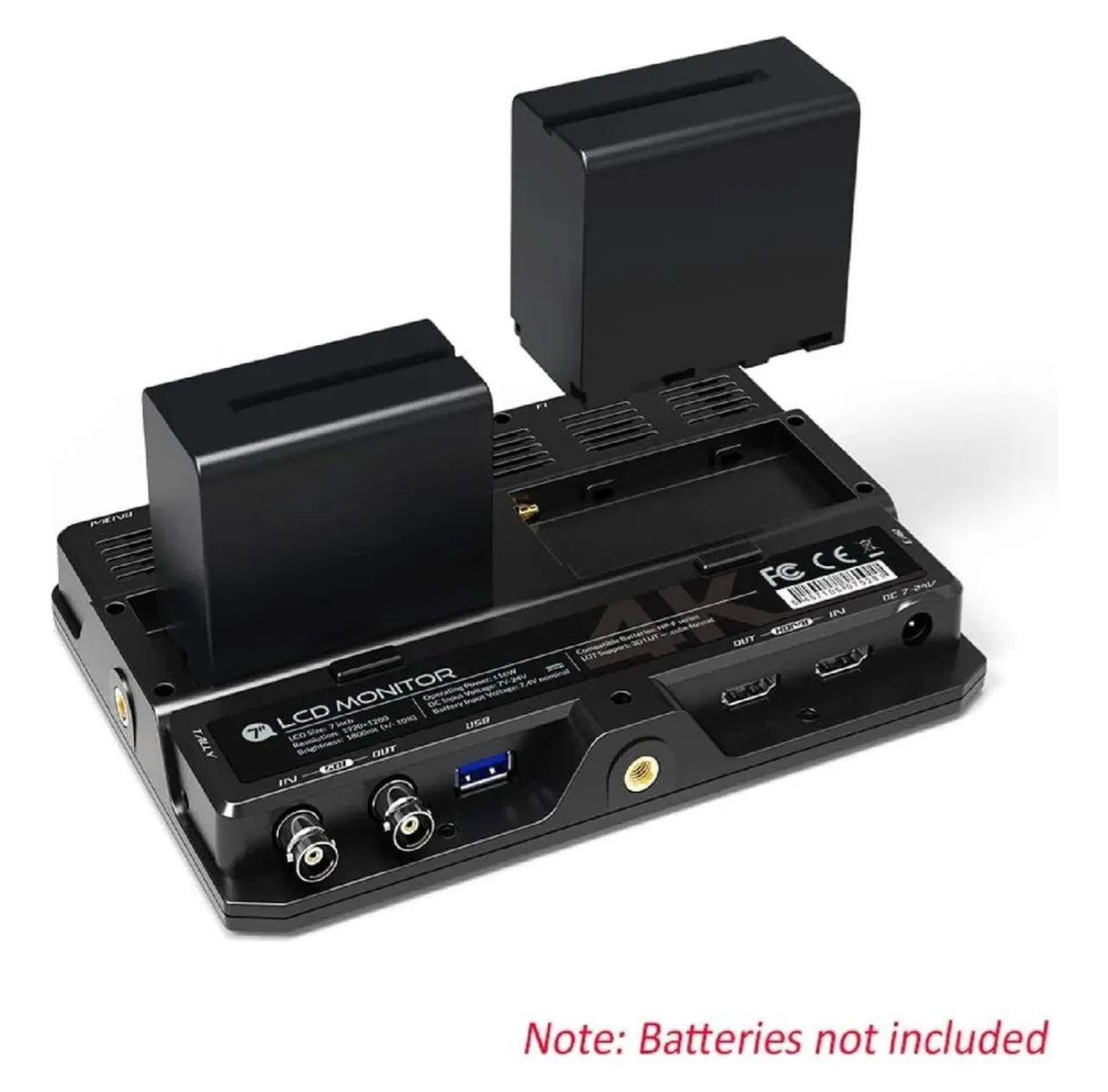 Monitor Led De Campo Full Hd Lilliput H7s 7 Com 4k Hdmi E SDI com Case Pelican - Foto 2