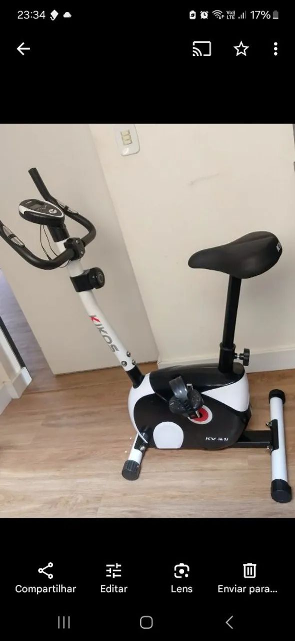 Bicicleta Ergométrica KV3.11 Magnética Kikos - Foto 4