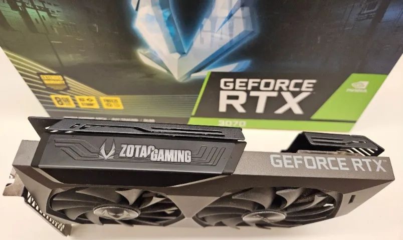 Placa de vídeo Zotac RTX 3070 8GB Dual Fan LED - Na caixa! - Foto 5