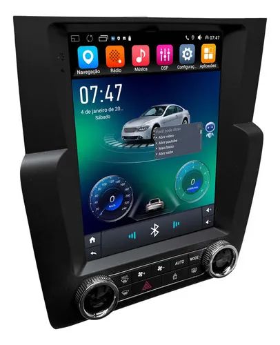 Multimidia Tesla C4 Lounge Android 14 64gb 8core 9,7p Voz 4g