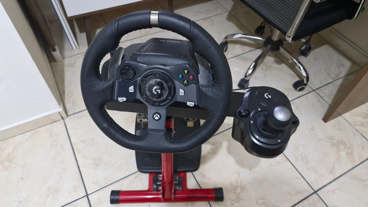 Volante G920 Xbox/PC, aceito troca - Foto 3