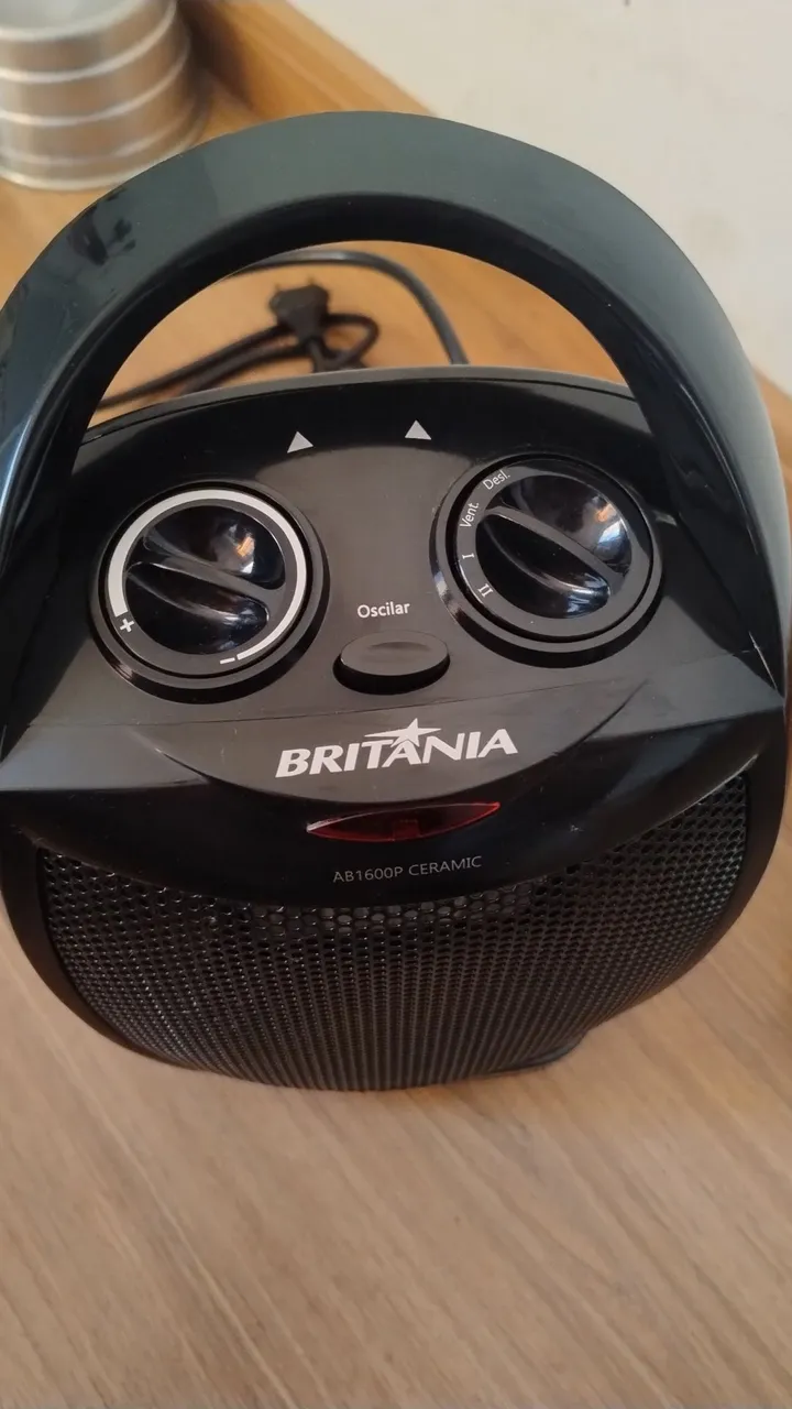 Aquecedor Cerâmico Britânia AB1600P