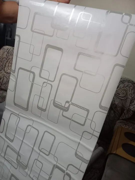 Papel de Parede Adesivo Geométrico Moderno