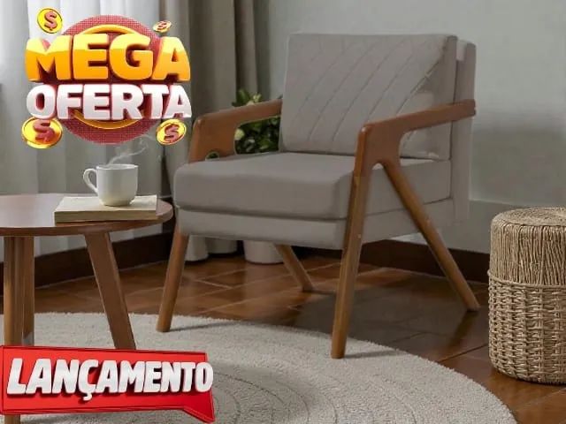Poltrona em Madeira FAZEMOS ENTREGA