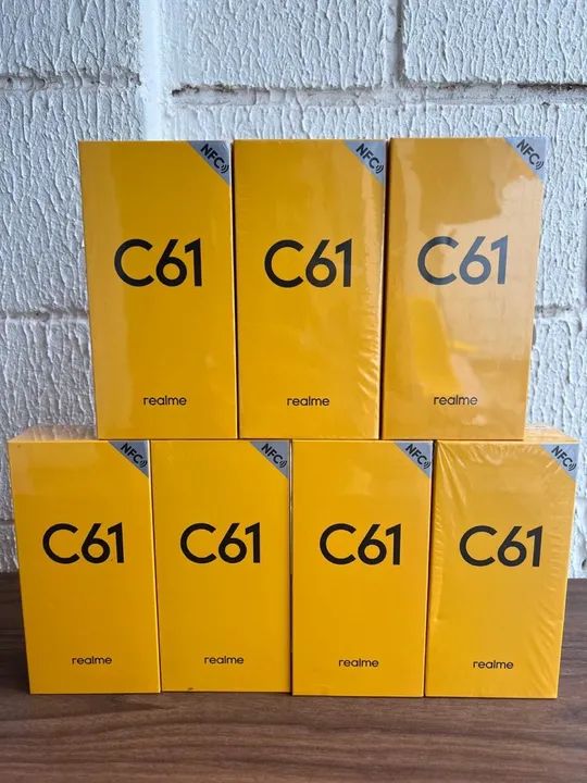 Realme C61 256gb 6ram , novo . 1 ano de garantia. Note 50 