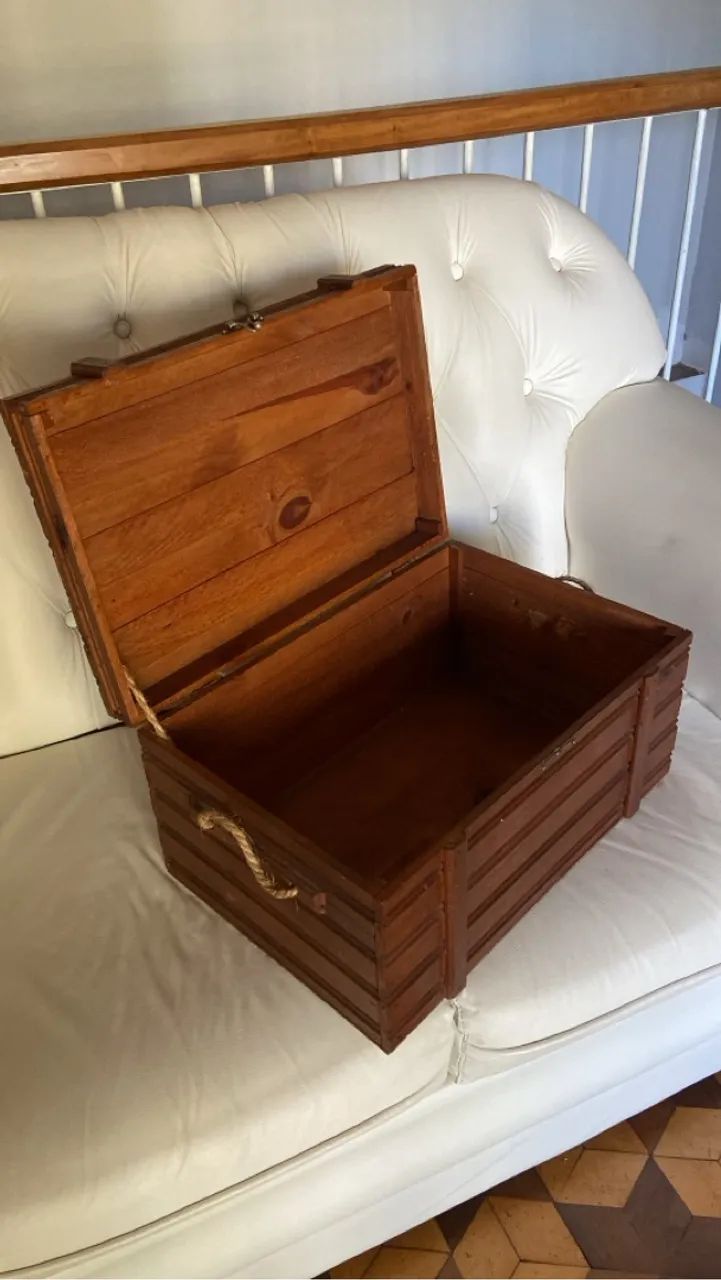 Baú de Madeira para Organização