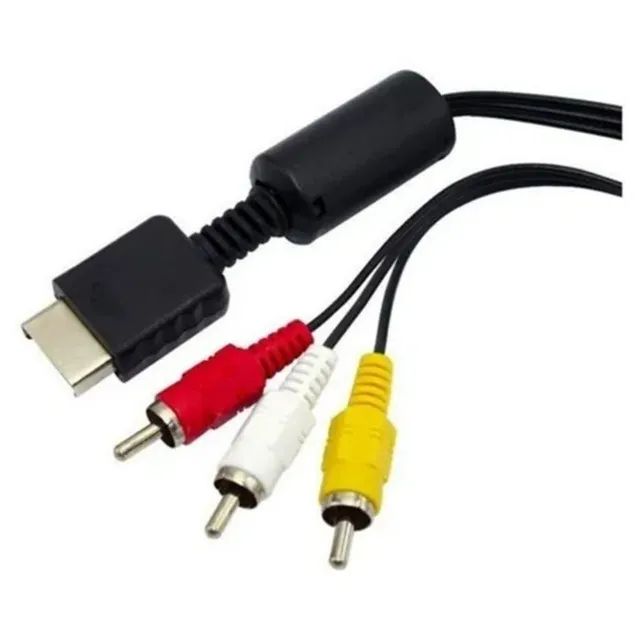 Cabo Av Áudio / Video Rca Playstation Ps2