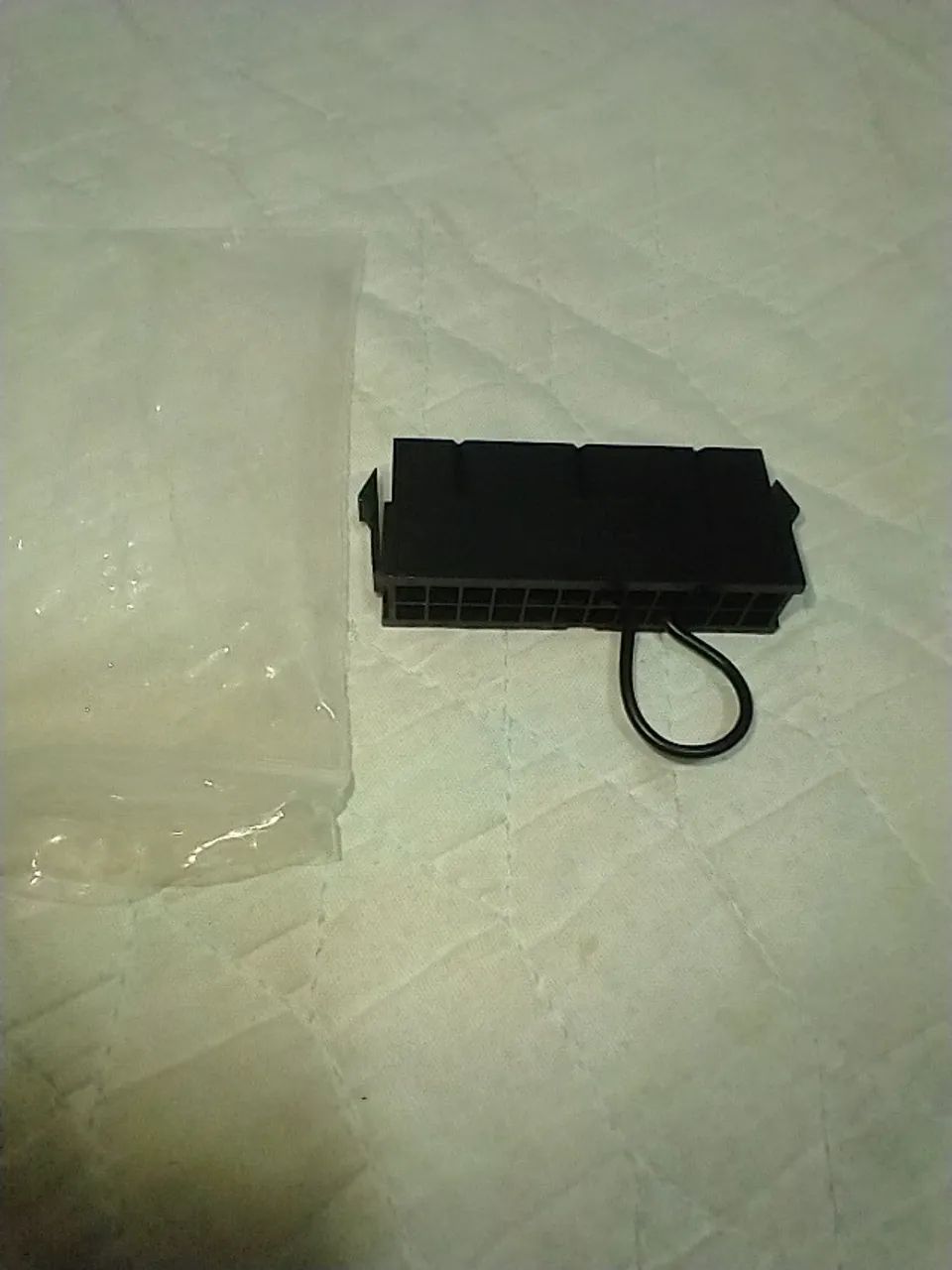 03 Conectores Jumper Fonte 24 Pinos Adaptador Placa Mãe Cabo - Foto 3