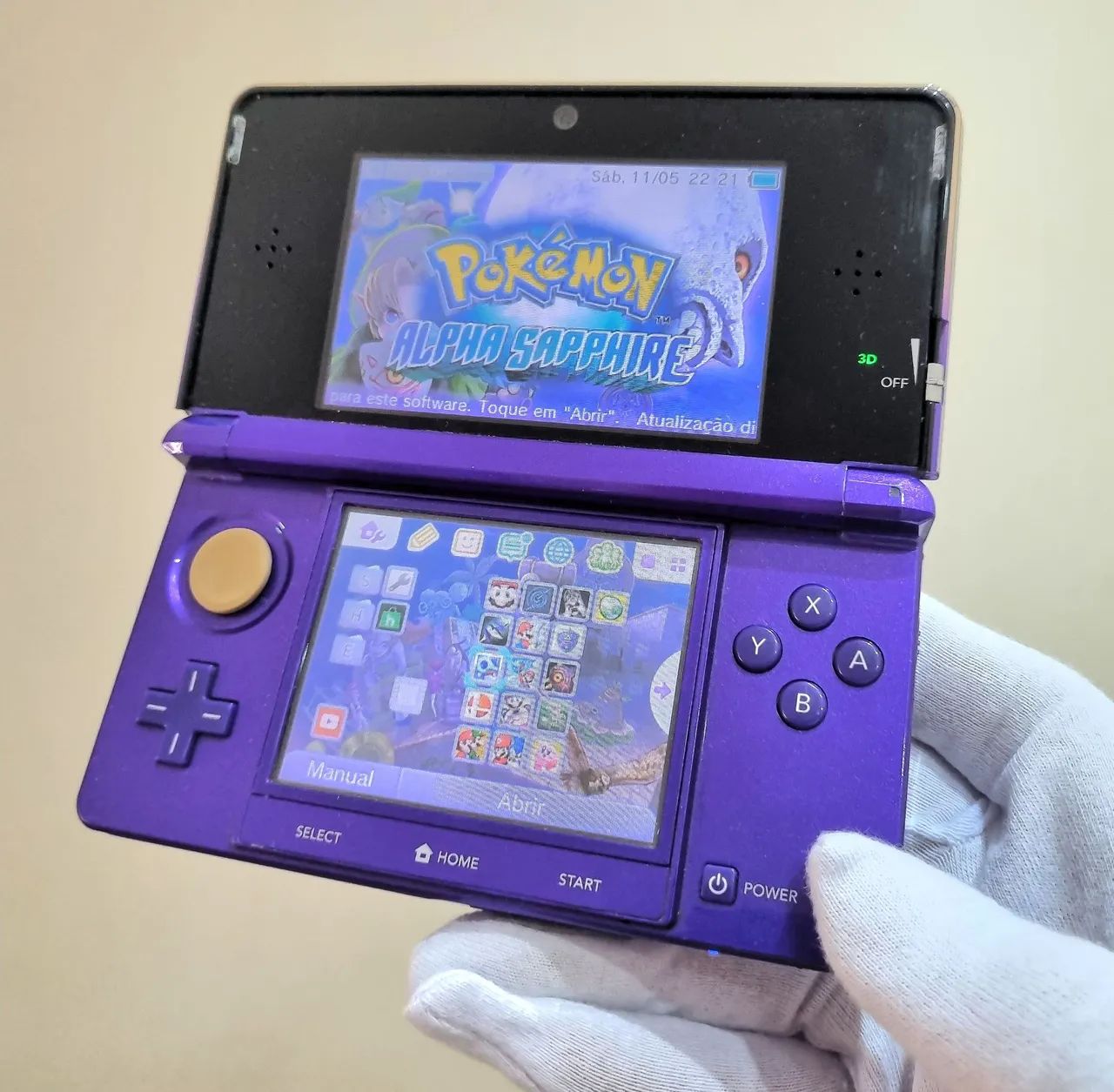 Nintendo 3ds Purple Roxo Desbloqueado 32 GB - Foto 2