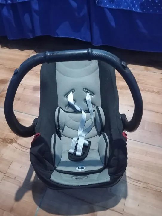 Mini berço, carrinho + cadeira de descanso - Foto 2