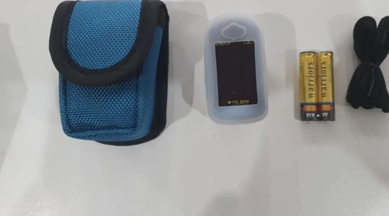 Oxímetro De Dedo Led Spo2 E Frequência Cardíaca Oxiled1 G-Tech - Foto 2