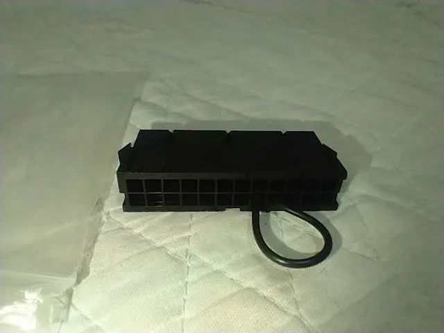 03 Conectores Jumper Fonte 24 Pinos Adaptador Placa Mãe Cabo - Foto 2