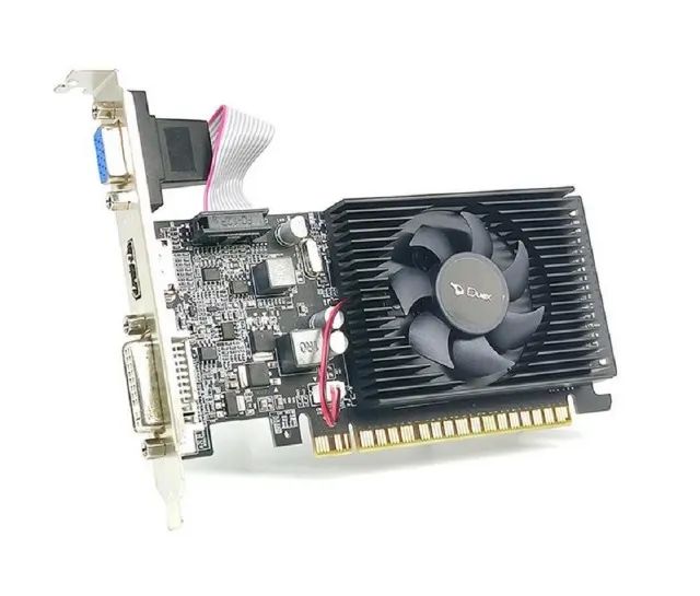 Placa de Vídeo Nvidia GeForce GT 610 2GB DDR3 PCI-Ex com HDMI