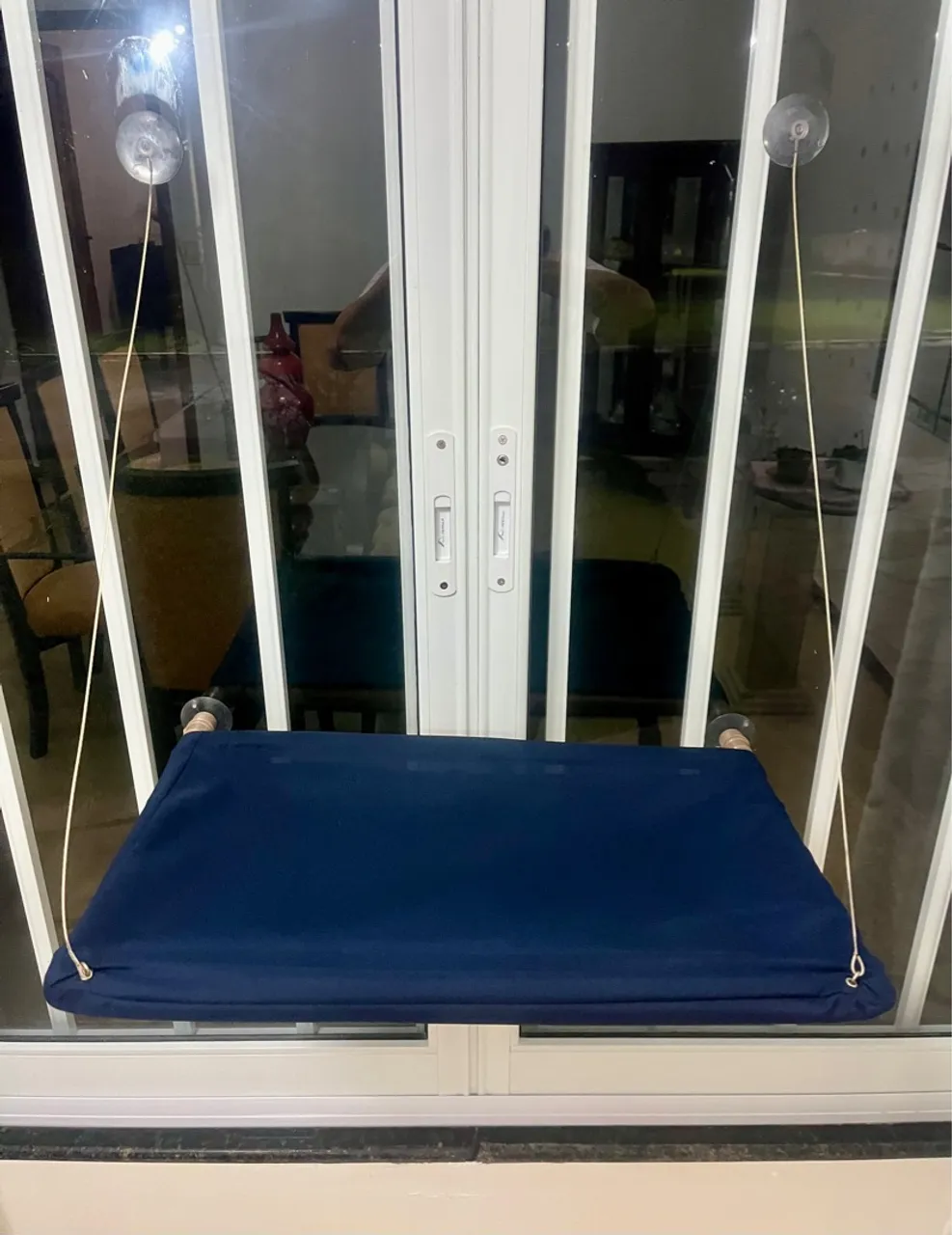 Cama suspensa para gatos, ideal para janelas