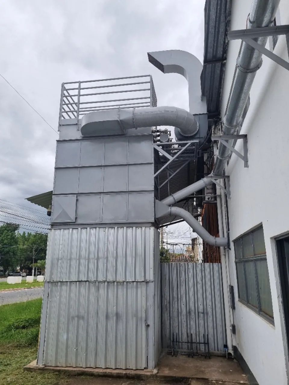 FILTRO DE MANGAS COMPLETO PARA VAZÃO DE 6000 M3/H