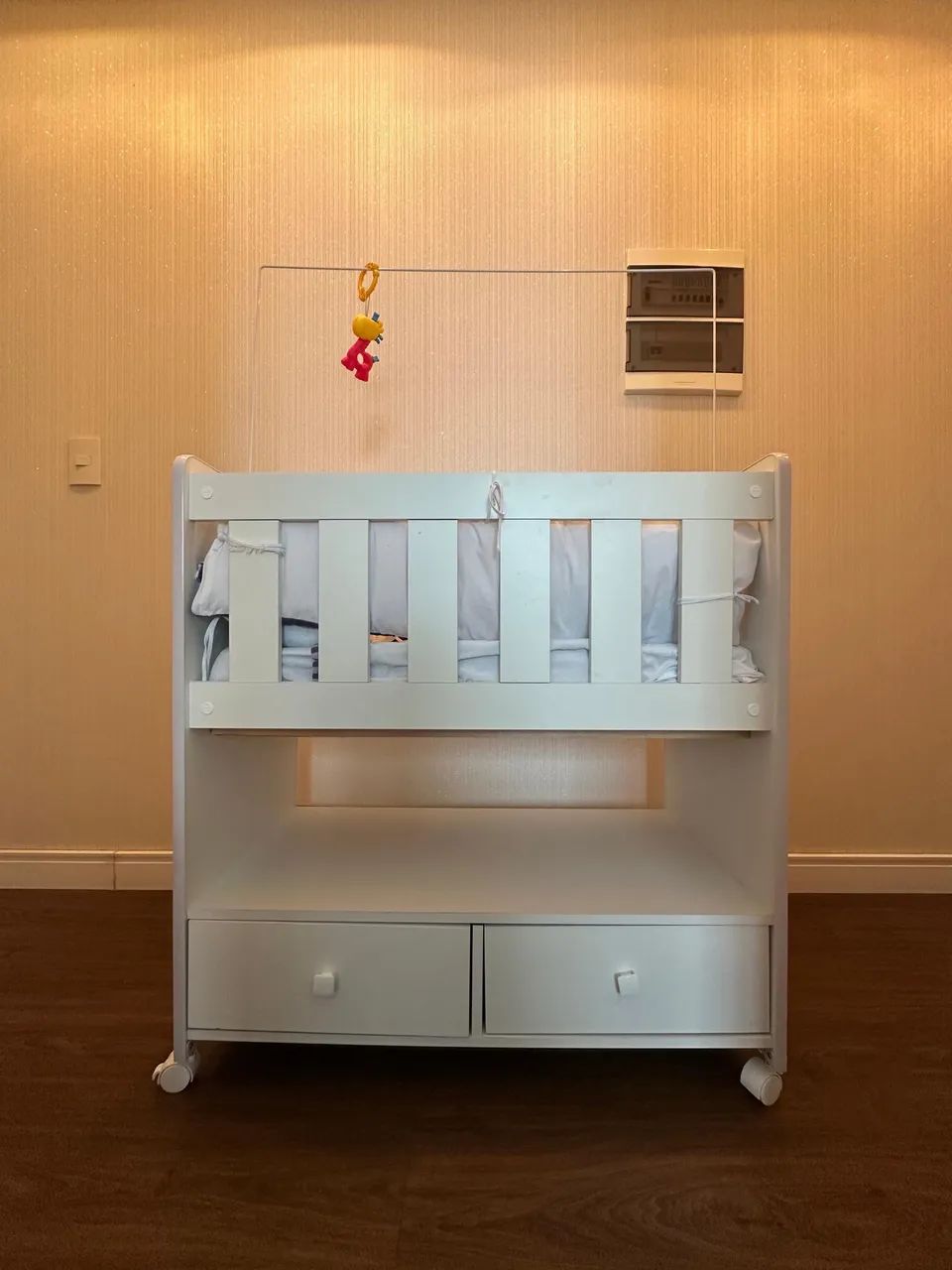 Mini crib with 3 crib kits for baby boy64169936228482122