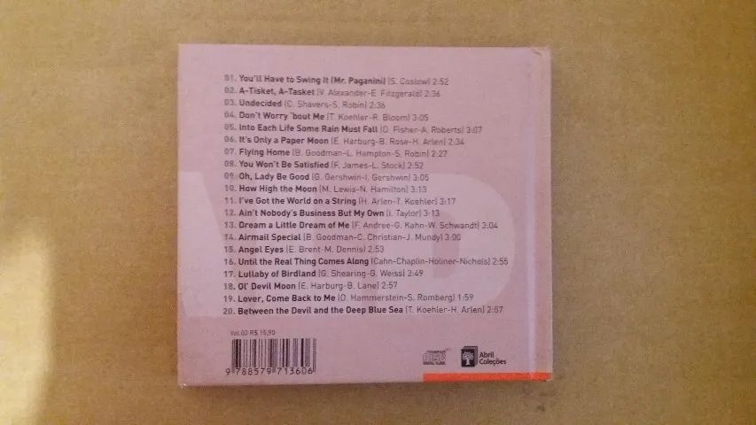 CD  - Ella Fitzgerald - Mitos Do Jazz - Foto 2