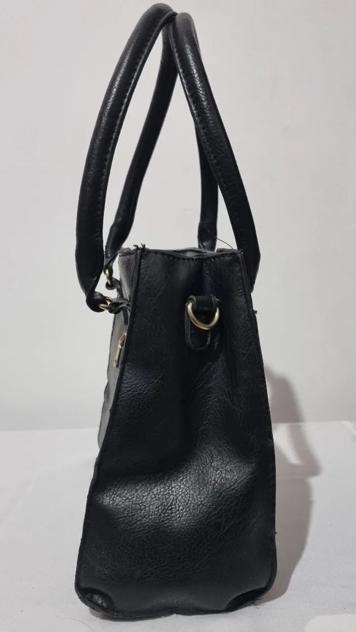 Bolsa Couro Legitimo - Tamanho Médio - Foto 4