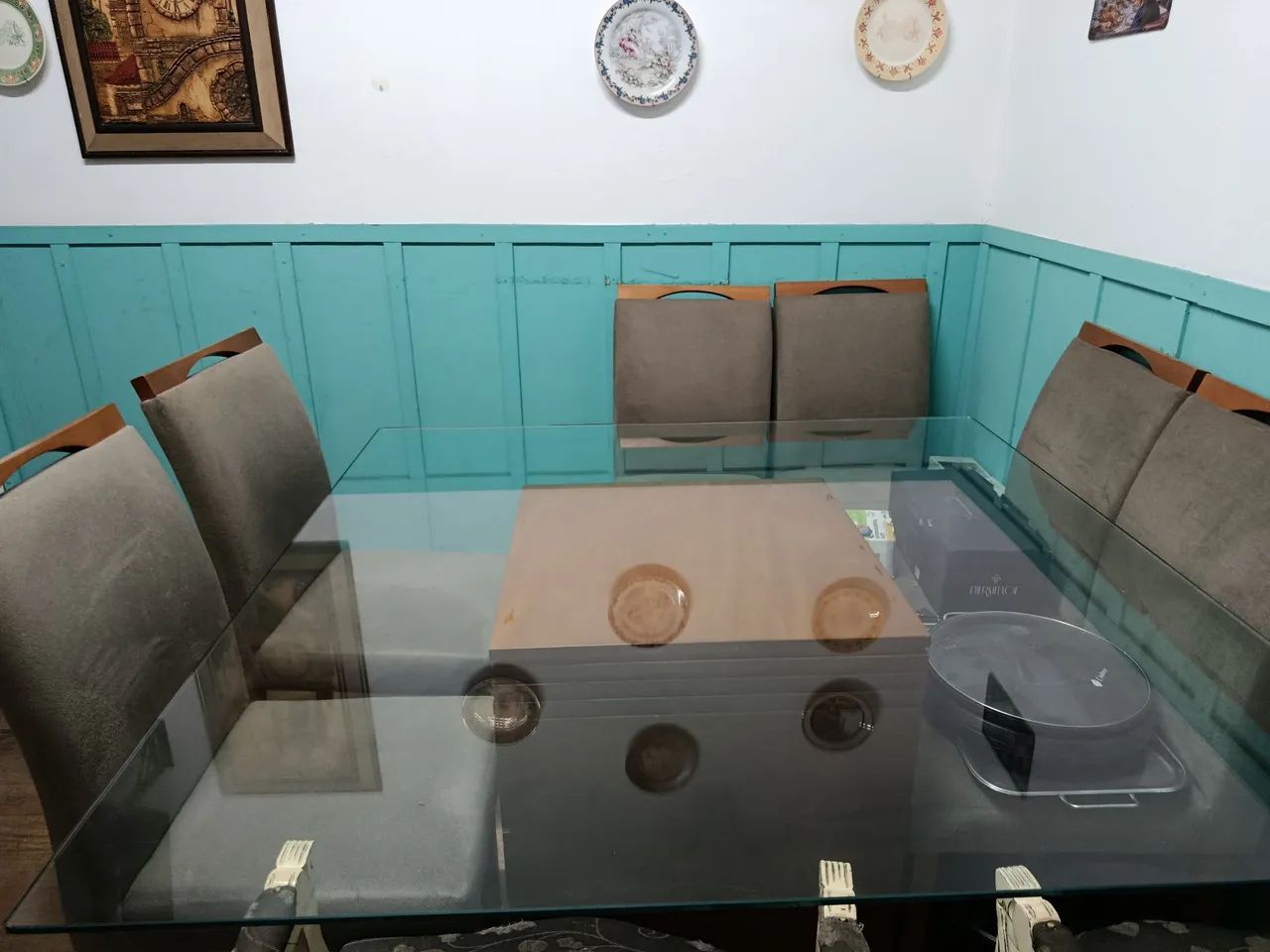 Mesa de jantar com cadeiras 64962186361602120