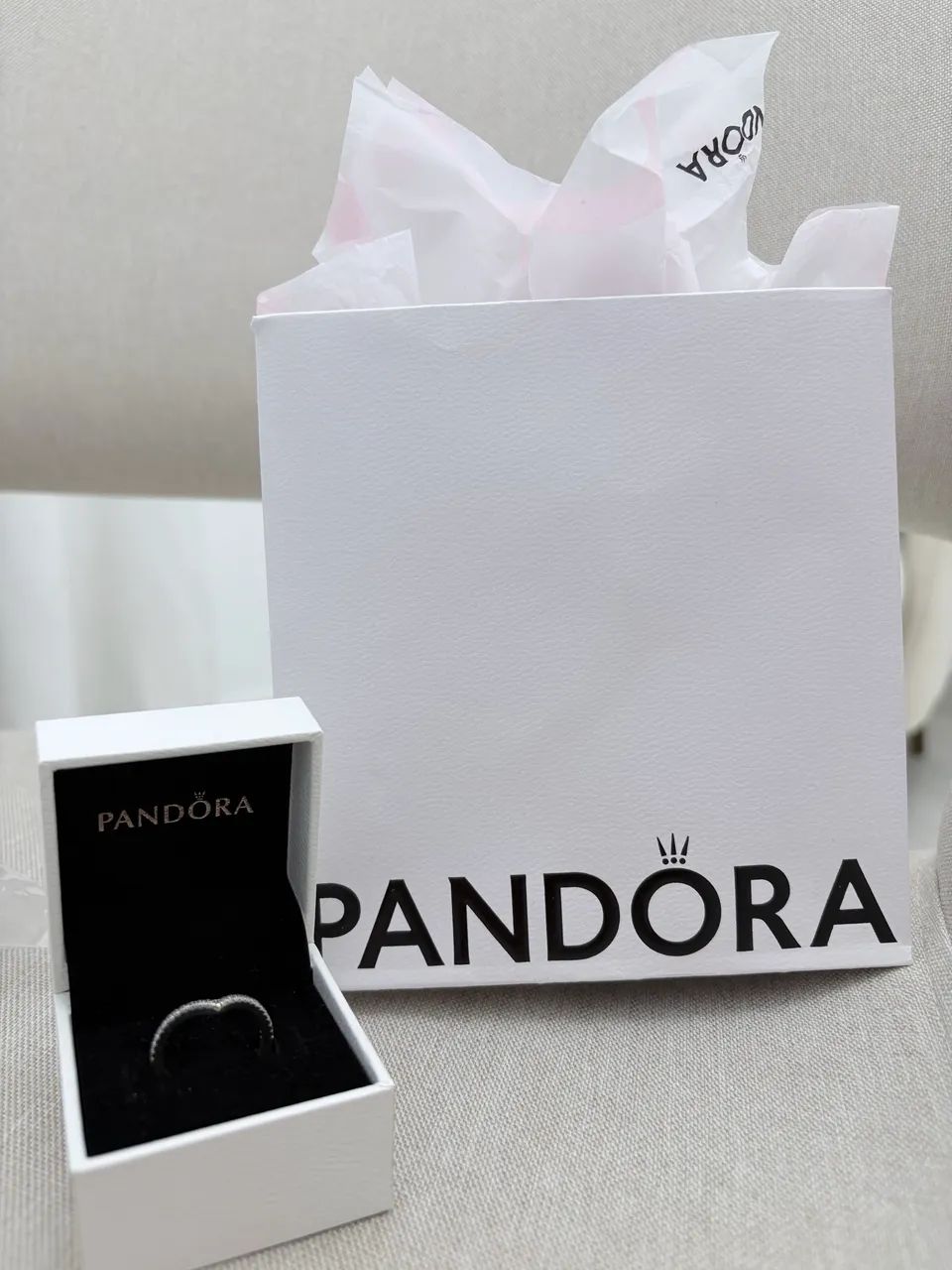 Anel Pandora Original e Novo 