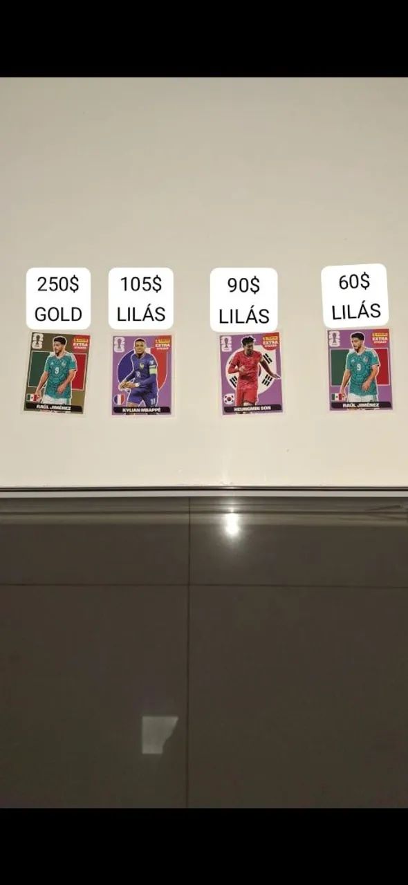 Figurinhas Legends Copa de 2026