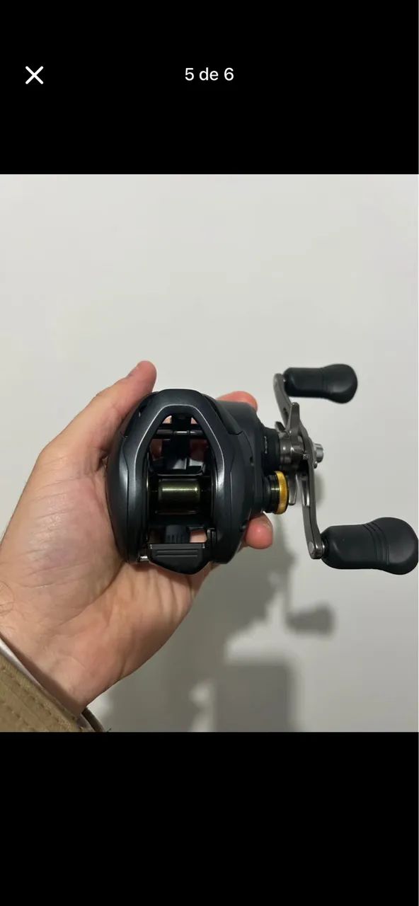 Carretilha Shimano Curado 300 HG (direita) nova - Foto 6