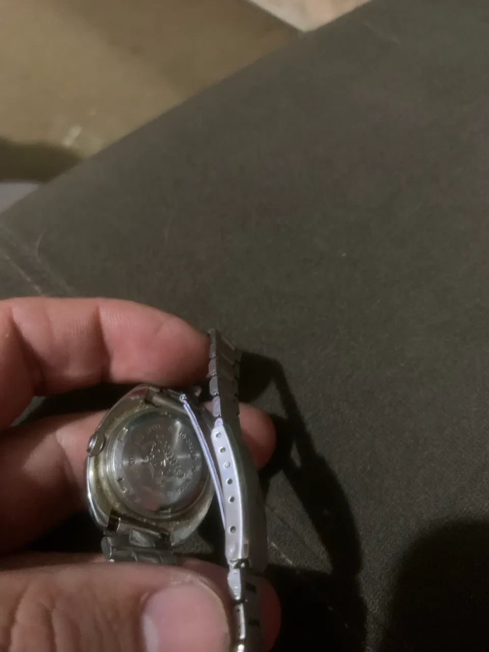 Orient Vintage automático com mostrador verde esmeralda c defeito - Foto 3