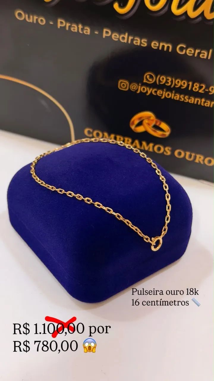 Pulseira ouro 18k