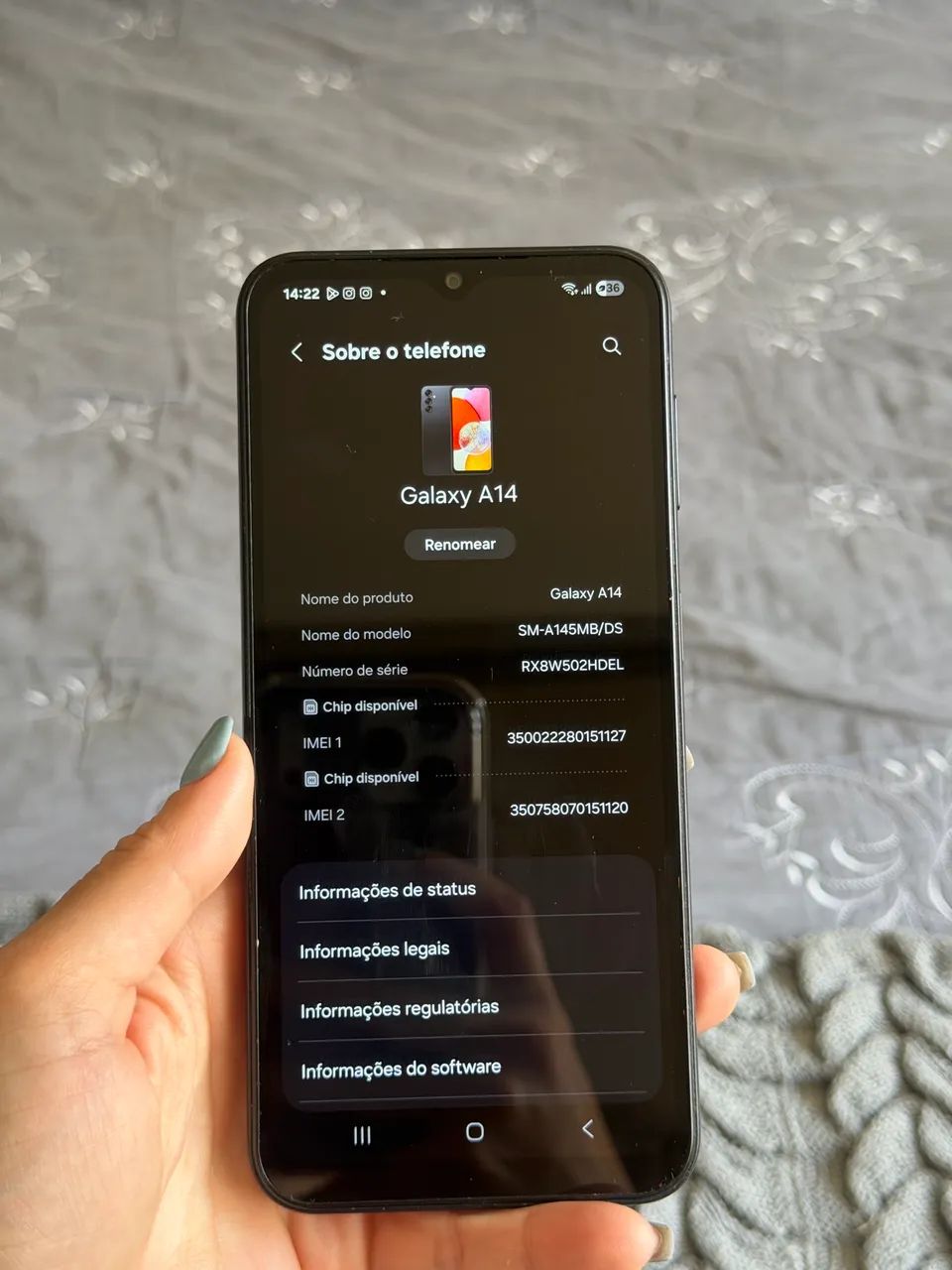 Vendo Samsung Galaxy A14