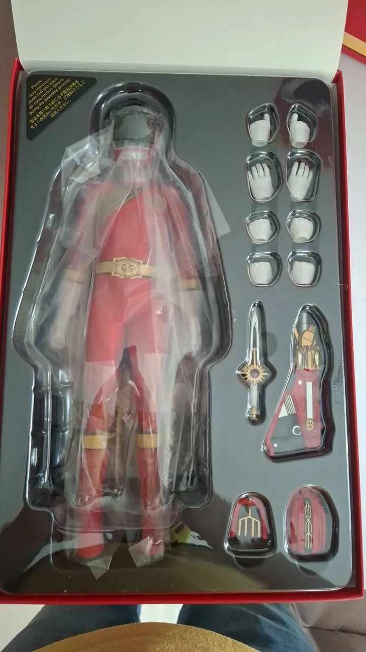 Power ranger força animal vermelho 1/6  - Foto 3