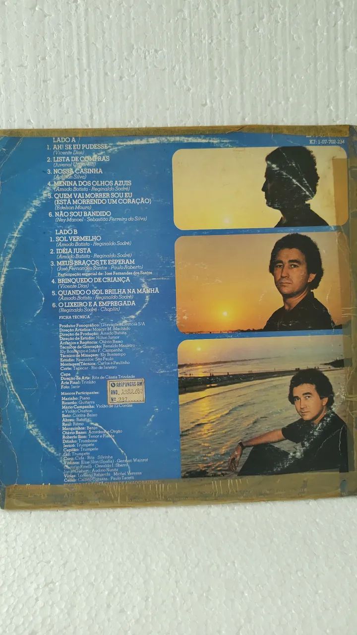 LP Sol vermelho de Amado Batista - Foto 2