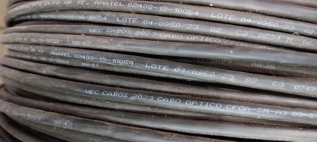 CABO FIBRA ÓPTICA MONOMODO AUTO-SUSTENTADO DE 24FO - 300m + 100m - Foto 4