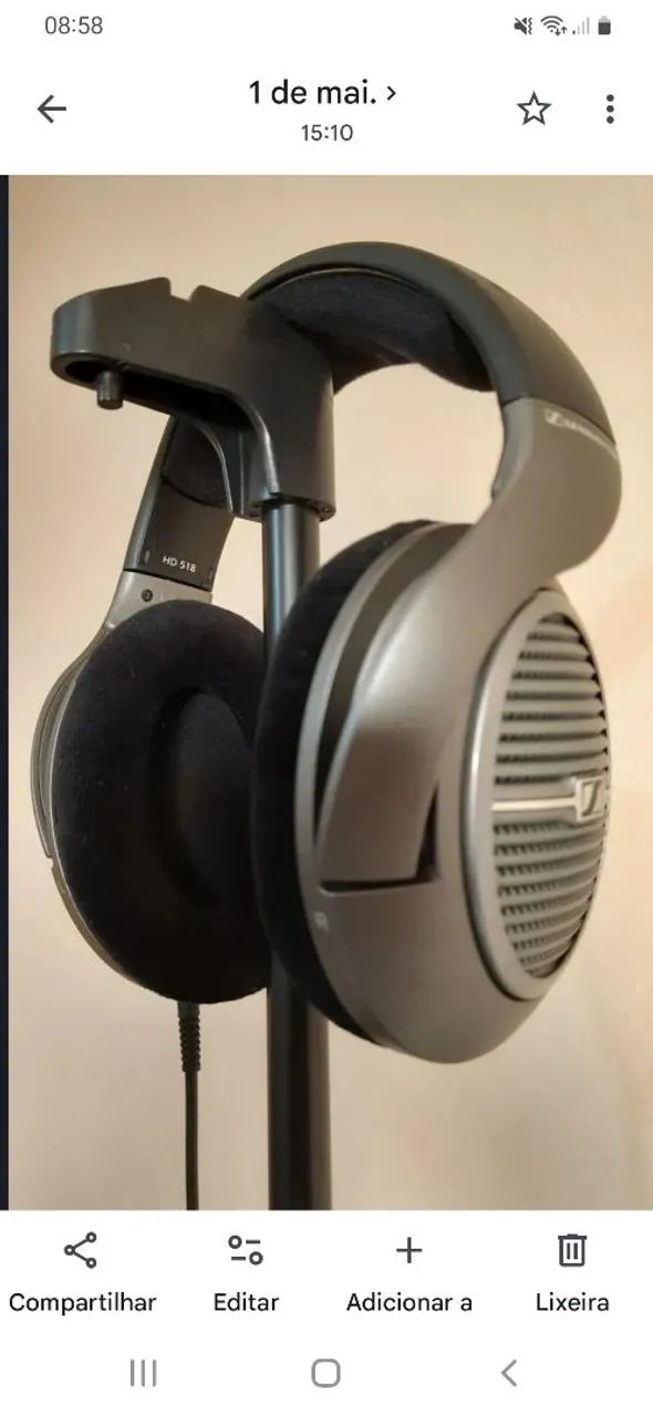 Headphone SENNHEISER HD-518 - Foto 3