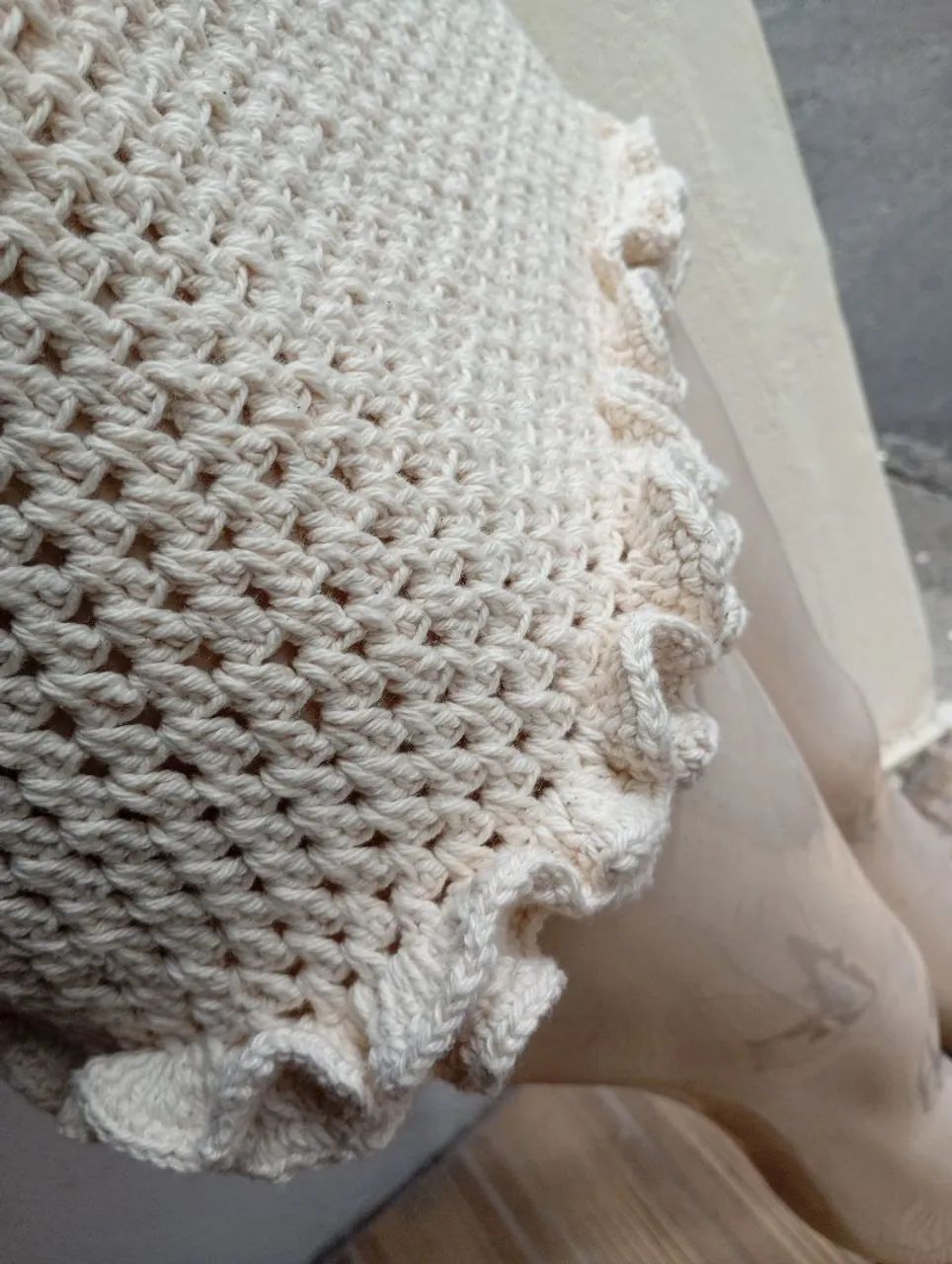 Vestido em crochê  P/M - Foto 5