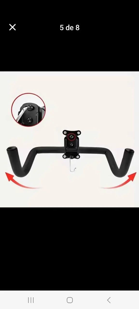 SUPORTE DE PAREDE ARTICULADO PARA BIKE.  - Foto 5