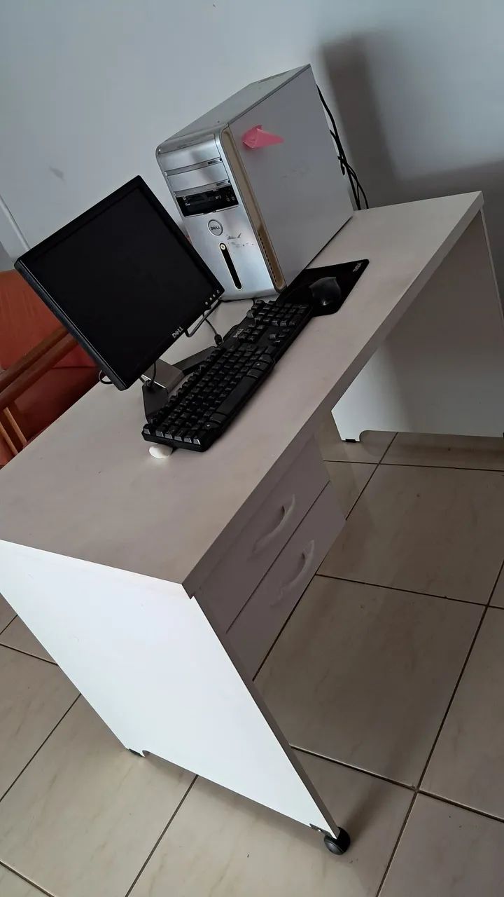 Mesa de escritório ou consultório cor branca - Foto 4