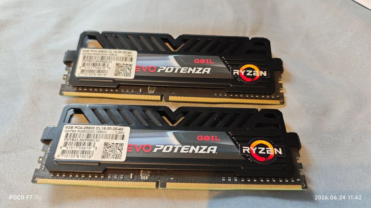 Memória DDR4 3200 MHz 2x8Gb - Memória RAM - Alcântara, São Gonçalo