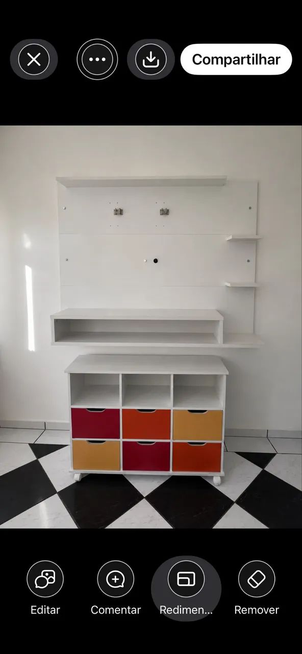 Conjunto pronto para sua sala de tv