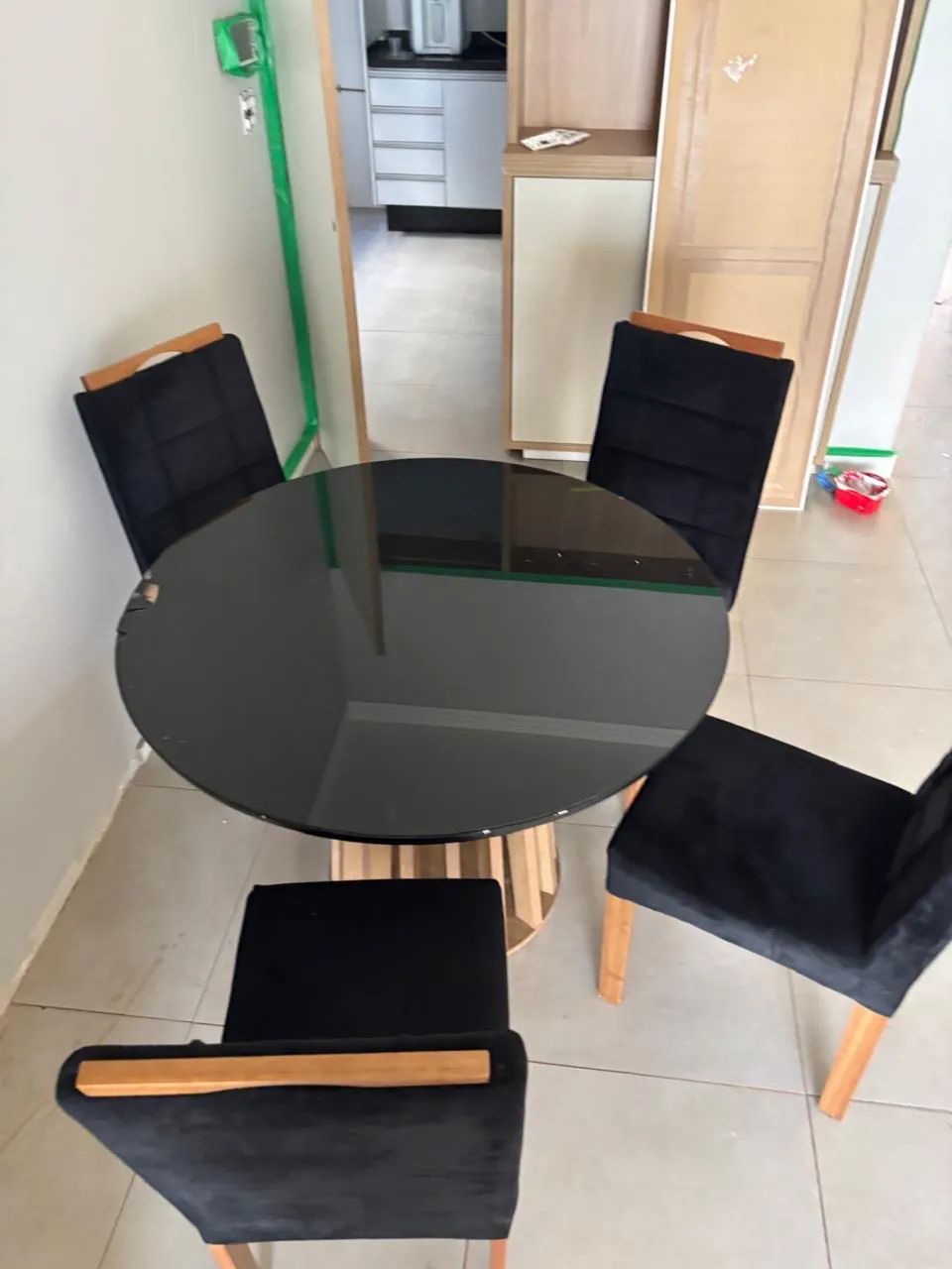 Hack de sala + mesa com 4 cadeiras - Foto 5