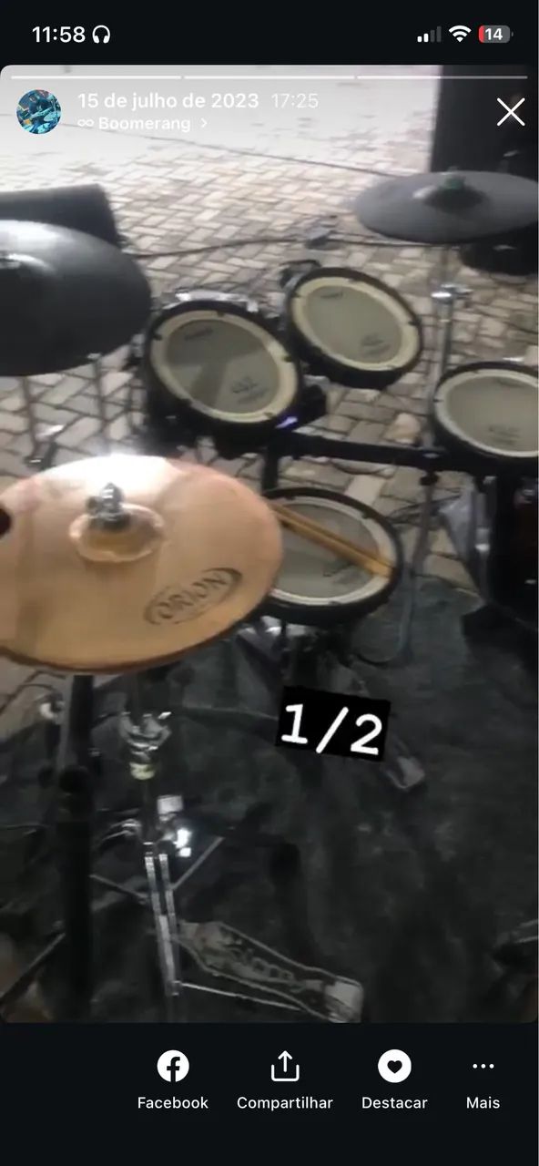 Vendo bateria eletrônica  - Foto 2