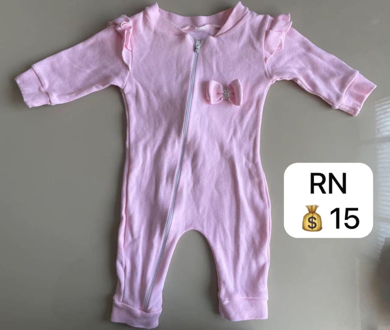Macacão bebê menina RN